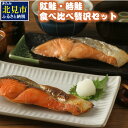 【ふるさと納税】紅鮭・時鮭 食べ比べ贅沢セット ( 海鮮 魚介類 鮭 サケ しゃけ 時鮭 紅鮭 サーモン セット 小分け 贈答 贅沢 贈り物 ギフト お歳暮 お祝い )