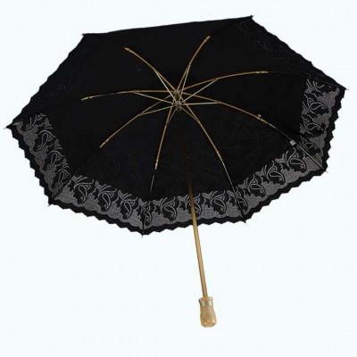 ふるさと納税 田原本町 傘 日傘 レディース 2つ折 UV防止 2重張り ペイズリー柄 551002 日本製 ブラック |  | 02