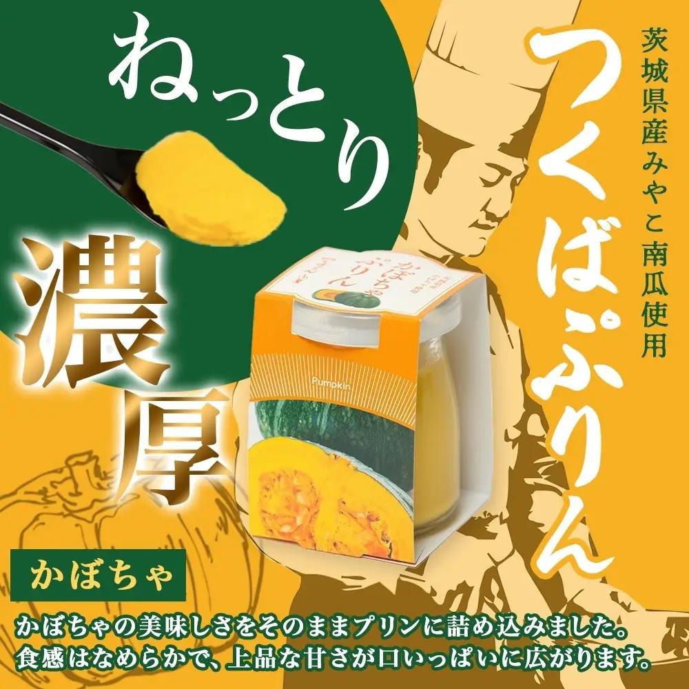 つくばぷりん かぼちゃぷりん 6個 プリン ぷりん かぼちゃ カボチャ 南瓜 牛乳 ミルク 卵 とろける スイーツ 贅沢 洋菓子 おやつ 冷菓 ご褒美 デザート 人気 グルメ お取り寄せ ギフト プレ