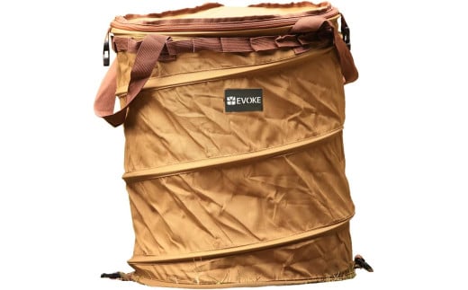 30-24_【EVOKE/イヴォーグ公式】MULTIBOX マルチボックス 60L 収納ボックス（ブラウン）｜ トラッシュボックス キャンプ ポップアップ ゴミ箱 おしゃれ 折りたたみ ポップアップトラッシュボックス 収納ボックス 収納ケース 大容量 防水 薪入れ  MULTIBOX 60L 愛知県 岐阜県 名古屋 acct EVOKE