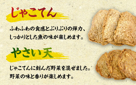 ＼レビューキャンペーン中／国産の材料のみ使用！ガツンとくる素材のうまみ！自然が育む正統派じゃこてんとやさい天 20枚セット　愛媛県大洲市/じゃこてんや下坂[AGAG001]じゃこてんじゃこ天おかずじゃ
