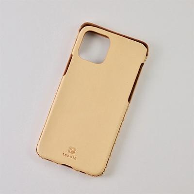 ふるさと納税 七尾市 【iPhone13promax用】本革ケース/ナチュラル/ハンドメイド |  | 01