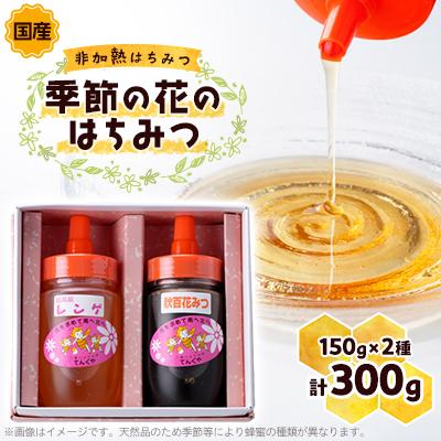 ふるさと納税 佐野市 季節の花のはちみつ (150g) 2本セット