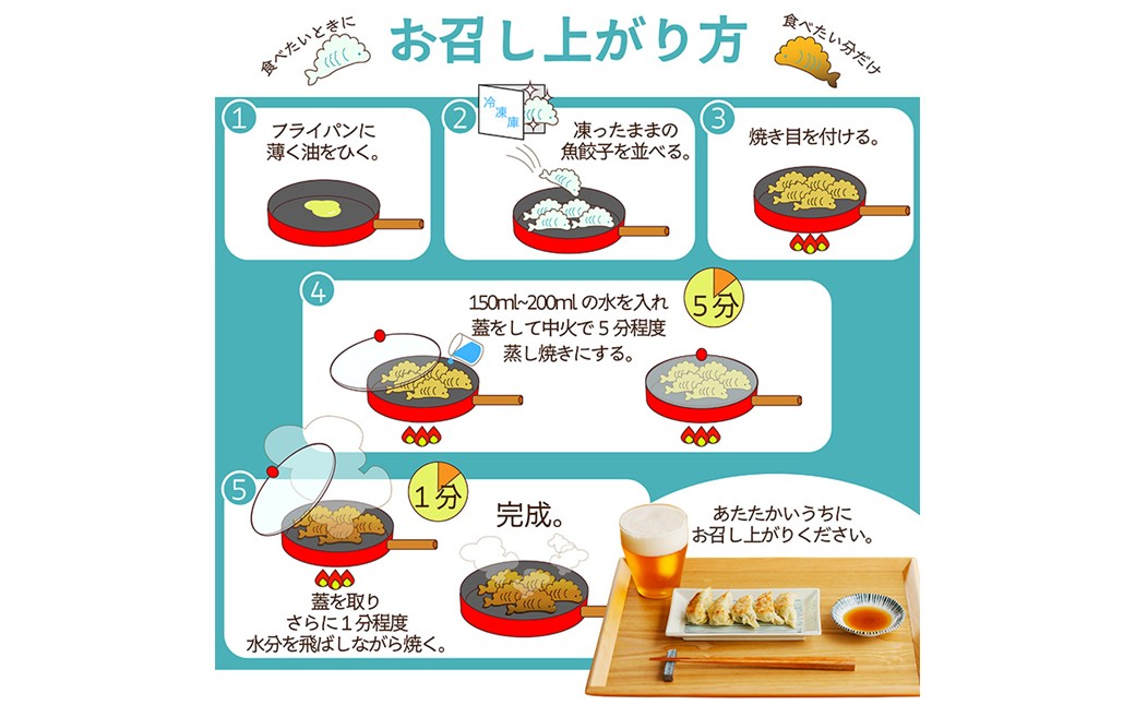 京丹後　ぎょぎょうざ　12個入（1袋あたり230g、約19g×12個入り）2袋　冷凍品／日本海山陰産の沖ギスを使用した魚餃子です・うみのうた　餃子 ぎょうざ 惣菜 おかず 京都 ふるさと納税 おつまみ