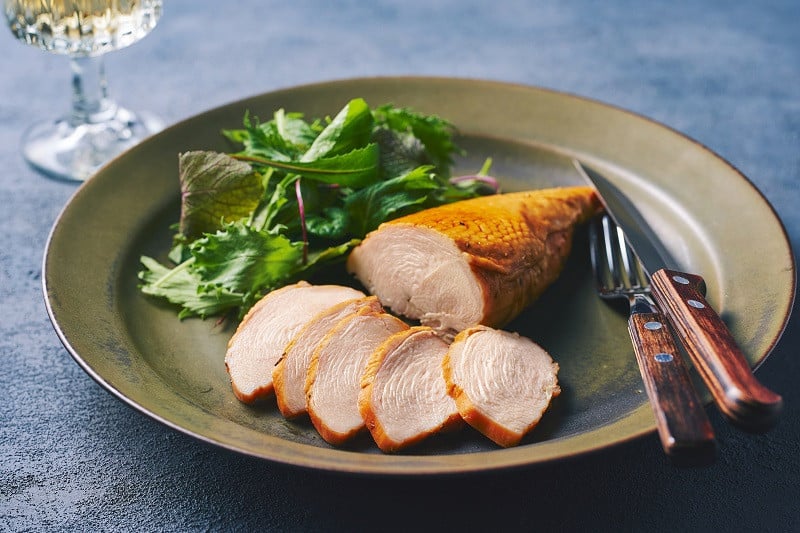 ※スモークチキン調理例です。