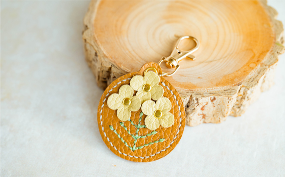 No.065 菜の花キーホルダー（1個）