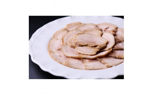 【1月発送開始『定期便』】お肉屋さんのバラ焼豚（約1.2kg／10g×20枚×6袋）全3回