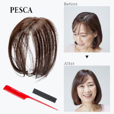 ふるさと納税 渋谷区 ヘアメイト チャチャ　ロングダークブラウン[ワンポイントウィッグ] チャチャテープ1本・専用コーム付 |  | 01
