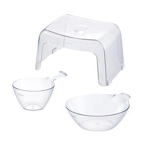 カラリお風呂セット20H 【ナチュラル】（浴用品：湯おけ・手おけ・腰かけ20H）