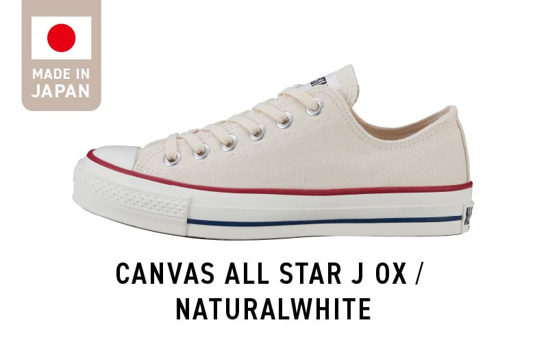 
CANVAS ALL STAR J OX NATURALWHITE(22.5cm～28.0cm)
