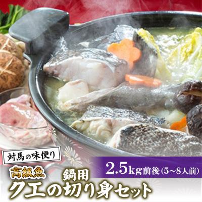 ふるさと納税 対馬市 【対馬の味便り】高級魚クエの鍋用切り身　Sセット