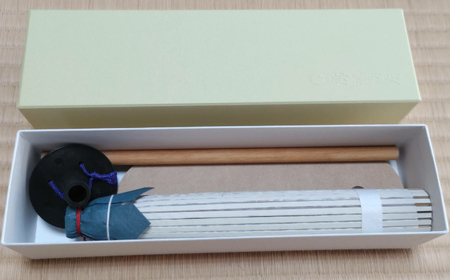 【装飾用ミニ和傘】 美濃手漉き和紙 落水(渦) 落水紙 インテリア 雑貨 岐阜市 / マルト 藤沢商店[ANBX013]