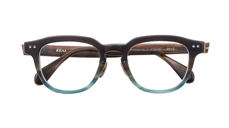 【 リアル メガネ タートル 】ＲＥＡＬ 温故知新 若狭 参 カラー04  度無しブルーライトカットレンズ＆老眼レンズ対応