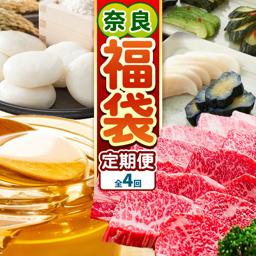 【ふるさと納税】【 定期便4回 】奈良県 御杖村 おたのしみ 福袋｜全4回（3ヶ月に1回発送） 餅 もち 漬物 大和牛 焼肉 はちみつ 奈良県 御杖村