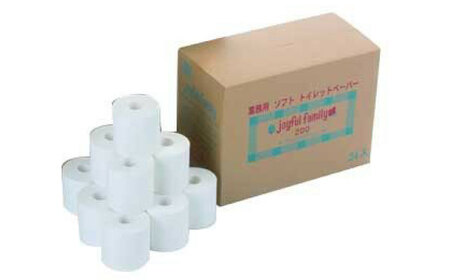 超長尺トイレットペーパー ジョイフル ファミリー 200m巻 24本入 / トイレットペーパー 超長尺トイレットペーパー  [ATAC059]