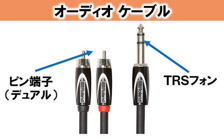 【Roland純正】オーディオケーブル 3m/RCC-10-TR2RV2【配送不可：離島】