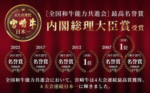 【宮崎牛】特上セット ロース ステーキ 100g×2 & 霜降り スライス 300g & 牛バラ焼肉 300g 計800g [SHINGAKI 宮崎県 美郷町 31ag0066] 牛肉 焼肉 鉄板焼き