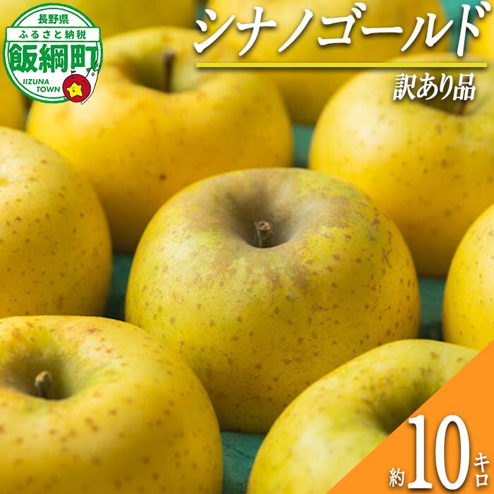 【ふるさと納税】 りんご シナノゴールド 10kg 訳あり ふるさと振興公社 〔 果物 フルーツ 林檎 長野 予約 不揃い 規格外 10キロ 〕【令和7年度収穫分】 発送：2025年11月上旬〜