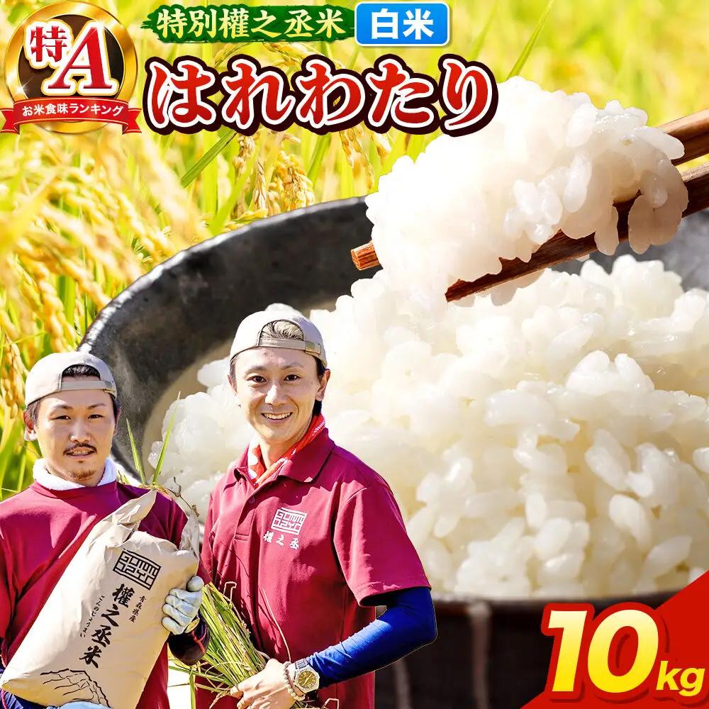 はれわたり 10kg［白米］特A 特別權之丞米 青森県産 令和7年産
