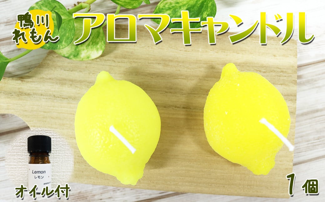 コロンとかわいい♪ 鴨川レモン🍋の手づくりアロマキャンドルで癒しをお届けします。