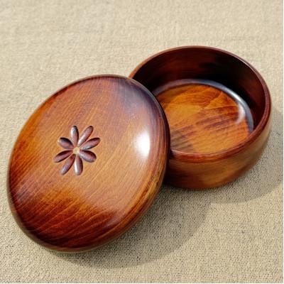 ふるさと納税 香川県 【香川漆器】15cm菓子器　スリ漆花彫 |  | 01