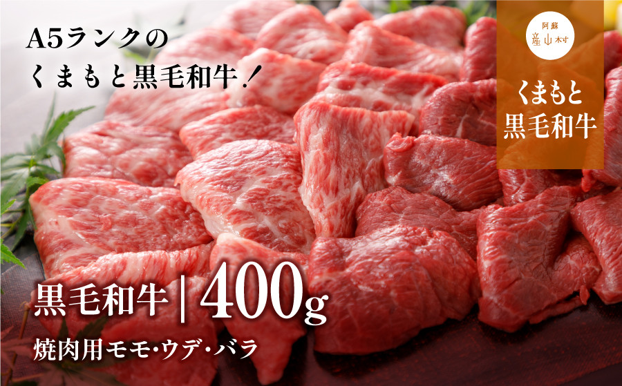 
            A5ランク　くまもと黒毛和牛　焼肉用　400g(産山村)
          