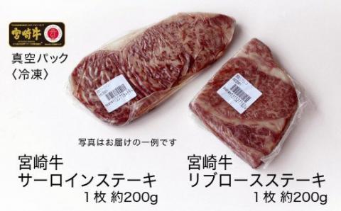 宮崎牛 ロース 食べ比べセット 400g　牛肉[G7415]