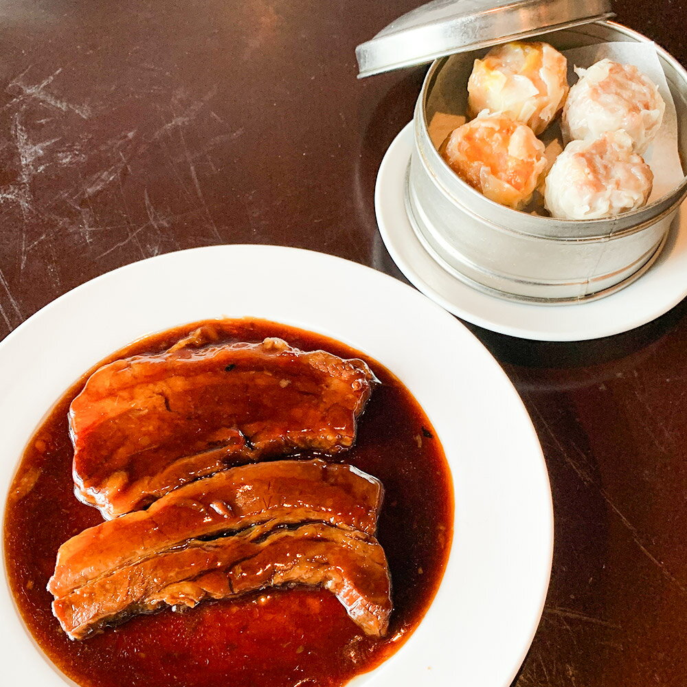 【ふるさと納税】中華 セット 肉焼売 エビ焼売 豚の角煮 チャイナダイニング琥珀 冷凍 真空パック 惣菜　 冷凍惣菜 時短 便利 温めるだけ おかず ご飯のお供 つまみ お酒のあて 中華食べ比べ 【2025年12月上旬迄発送予定】