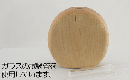 木工房矢吹のメープルの一輪挿し( オイル仕上げ 無垢 木製 メイプル オイルフィニッシュ )＜085-024_5＞