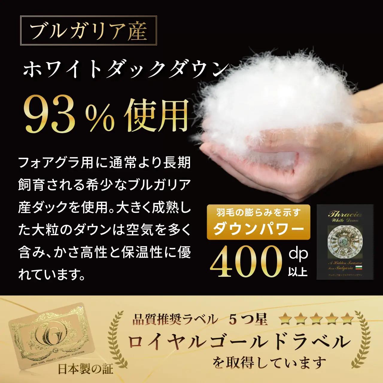 【春夏用】洗える羽毛布団 セミダブル 肌掛け ダウン 夏 春 ダウンケット ホワイトダックダウン 93% 0.4kg アイボリー