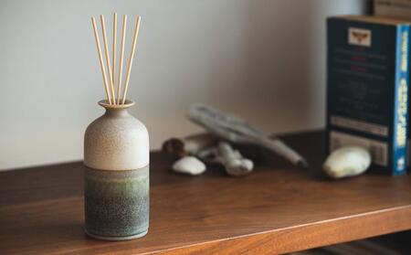 【瑞光窯-ZUIKOU-】リードディフューザー No.201 Dawnコイズブルー/青)｜京都 清水焼 フレグランス おしゃれ 人気