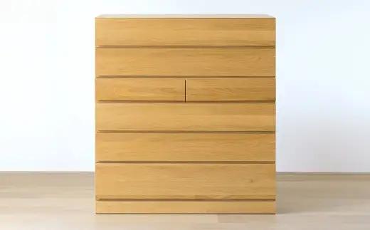 LECCE レッチェ 105 ハイチェスト オーク 【 10年保証 】 天然木 収納 引出し 無垢材 家具 収納家具 インテリア オシャレ シンプル チェスト