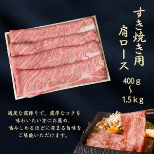 京都府産黒毛和牛【京の肉】肩ローススライス 500g 包装有り