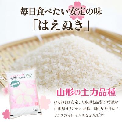 ふるさと納税 東根市 【令和7年産米】★2026年5月前半発送★はえぬき 15kg hi002-033-051-2 |  | 01