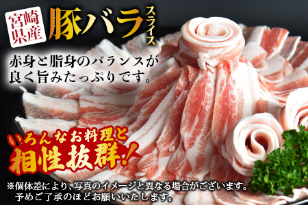 ★ANA限定★豚肉＜宮崎県産 豚バラ & 豚肩ロース スライスセット計約2.1kg＞翌月末迄に順次出荷【 豚 肉 豚肉 ぶた 豚肉 豚バラ 豚肉 肩ロース 豚肉 豚バラスライス 豚肉 薄切り 豚肉 小