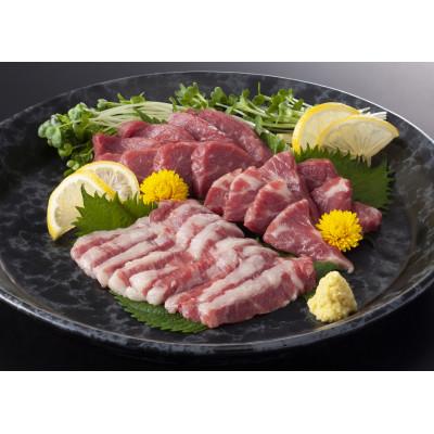 ふるさと納税 宇城市 熊本の赤身馬刺し 200g(50g×4パック) 特製馬刺し醤油 おろししょうが付き(宇城市)