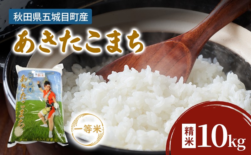 
            五城目産　一等米・あきたこまち10kg（精米）
          