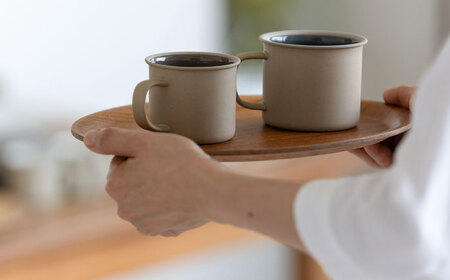 【美濃焼】 %porcelains MUG S ペアセット ブラック × マットブラウン 【丸朝製陶所】 マグカップ コーヒー おしゃれ[TCK003]