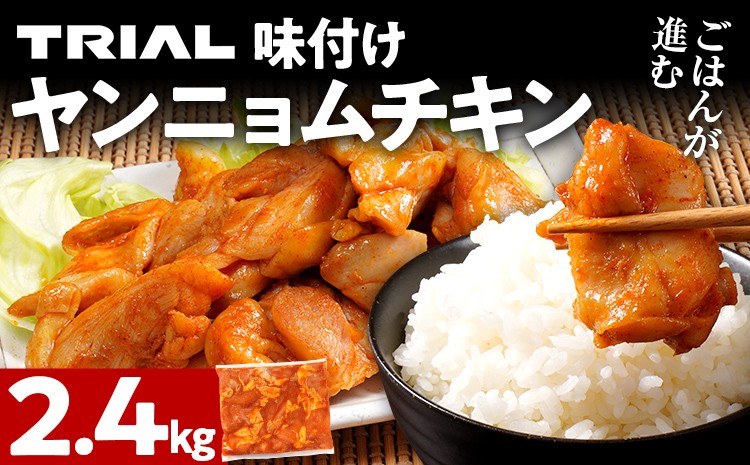 
                  ヤンニョムチキン 2.4kg 味付き タレ漬け 甘辛 鶏肉 モモ 冷凍 簡単調理 惣菜 おかず お取り寄せ グルメ 福岡 ギフト 贈答 お肉 献立 アレンジ 子ども タレ 漬け 加工品 味付き 夕食 時短 料理 手軽 ストック 焼くだけ 味付け肉 炒め物 おつまみ にく とり 鳥 鶏 とり肉 鳥モモ チキン 真空 真空パック パック モモ ヤンニョム 甘辛 ソース
                