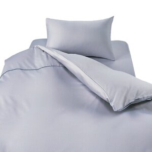【シングル】カバー掛・シーツ(45cm)・枕＆パジャマ(男女兼用Lサイズ)4点セット色シルバースカイ【1215815】