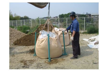 No.117 ビッグスタンド【組立式大型土のう袋立て】　23kg