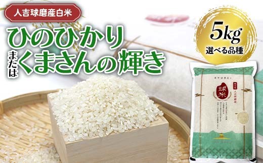 
                  FKP9-678var ＼選べる品種／ 【令和7年度産】人吉球磨産 白米 5kg ひのひかり or くまさんの輝き 新米 白米 精米 ふっくら 国産米 おすすめ 農家
                