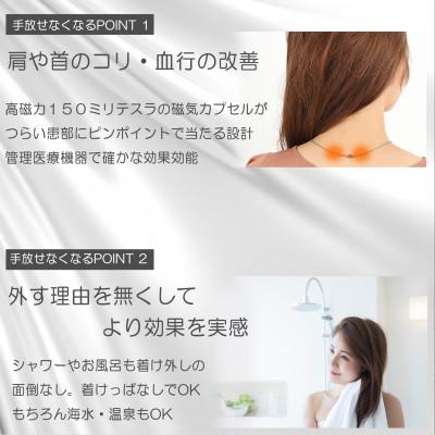 ふるさと納税 東大阪市 管理医療機器　純チタン永久磁気ネックレス　PURE　LOOP　OZ　リングブラック　45cm |  | 02