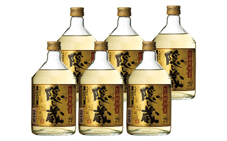 焼酎 隠し蔵 （麦焼酎720ml×6本セット）本格貯蔵麦焼酎 樽貯蔵麦焼酎【B-143H】