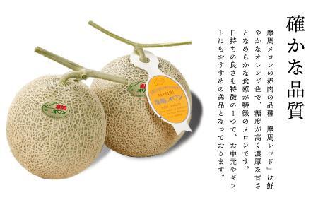 ★先行予約★3074.摩周メロン秀品２玉入り（1.3kg以上）※8月上旬より順次発送予定※