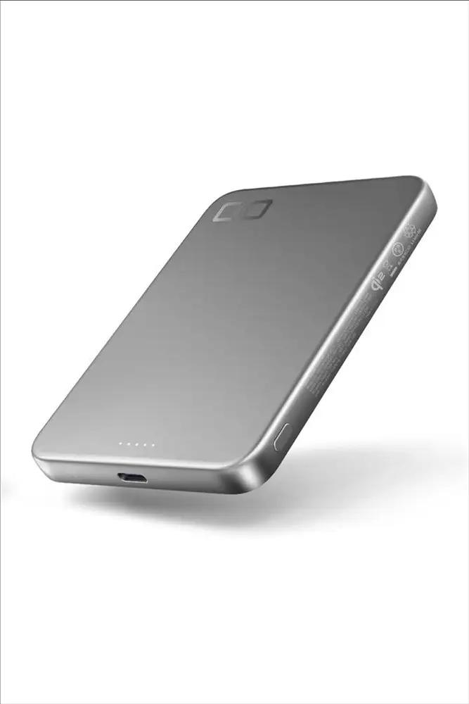 CIO 発火しにくい モバイルバッテリー 5000mAh SMARTCOBY SLIM II Wireless2.0 SS5K シルバー [3320]