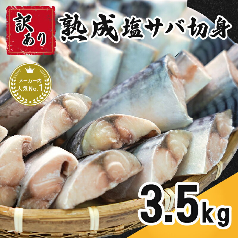 【ふるさと納税】 訳あり 熟成塩サバ切身 約3.5kg 11,000円 さば 鯖 塩さば 塩鯖 切身 青魚 魚 海鮮 魚介 おつまみ おかず 惣菜 弁当 冷凍 大容量 惣菜 熟成 バーベキュー BBQ 規格外 サイズ 傷 不揃い 人気 食品 お取り寄せ 便利 ふるさと納税 千葉県 銚子市 カネジョウ大崎