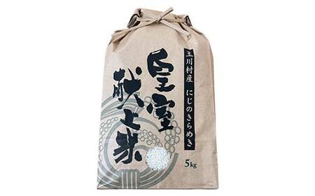令和7年度産 新米 にじのきらめき 5kg 福島県玉川村産 こめ コメ オリジナルブランド米 FT18-276