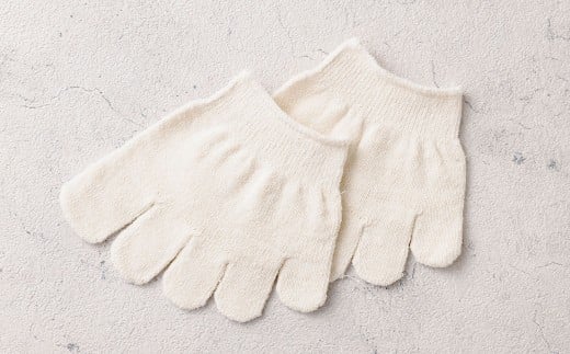 【オフホワイト】 【フリーサイズ】 リピート続出！ロングセラーNo1！シルク 5本指 ハーフソックス 3足組 靴下 くつした くつ下 ソックス 福岡県 北九州市