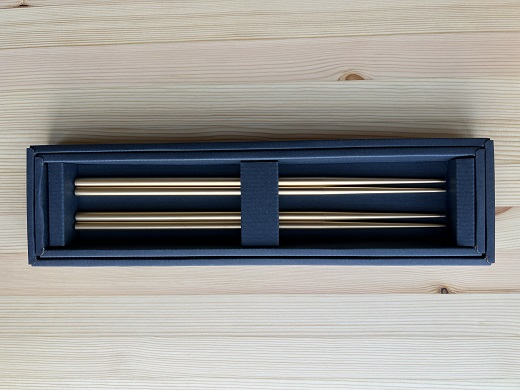 
                  ステンレス製箸30cm ゴールド艶消し FC016243
                